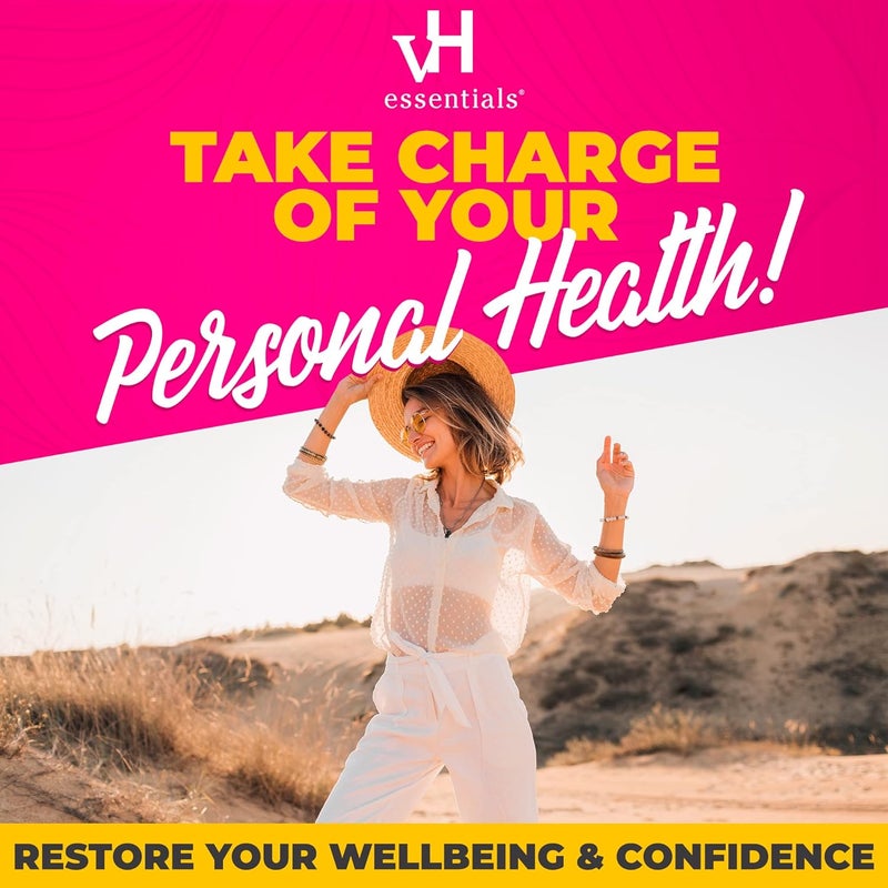 vH Essentials Boric Acid and Tea Tree Vaginal Suppositories - Prebiotics Formula with Lactic Acid - PH Balance, Odor Control, Feminine Care - 24 Suppositories and Applicator, White, 2.4 Ounces - Image 3